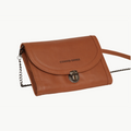 Brown and Black Travel Clutch