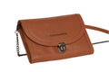 Brown Travel leather Clutch women