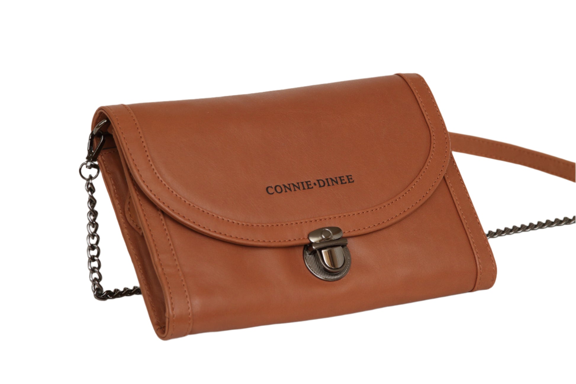 Brown Travel leather Clutch women