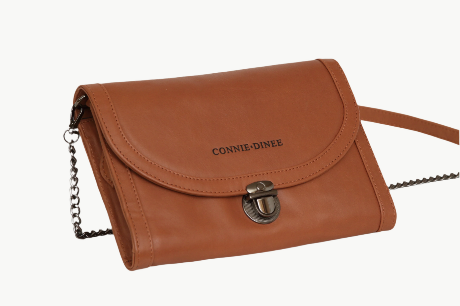 Brown Travel leather Clutch women