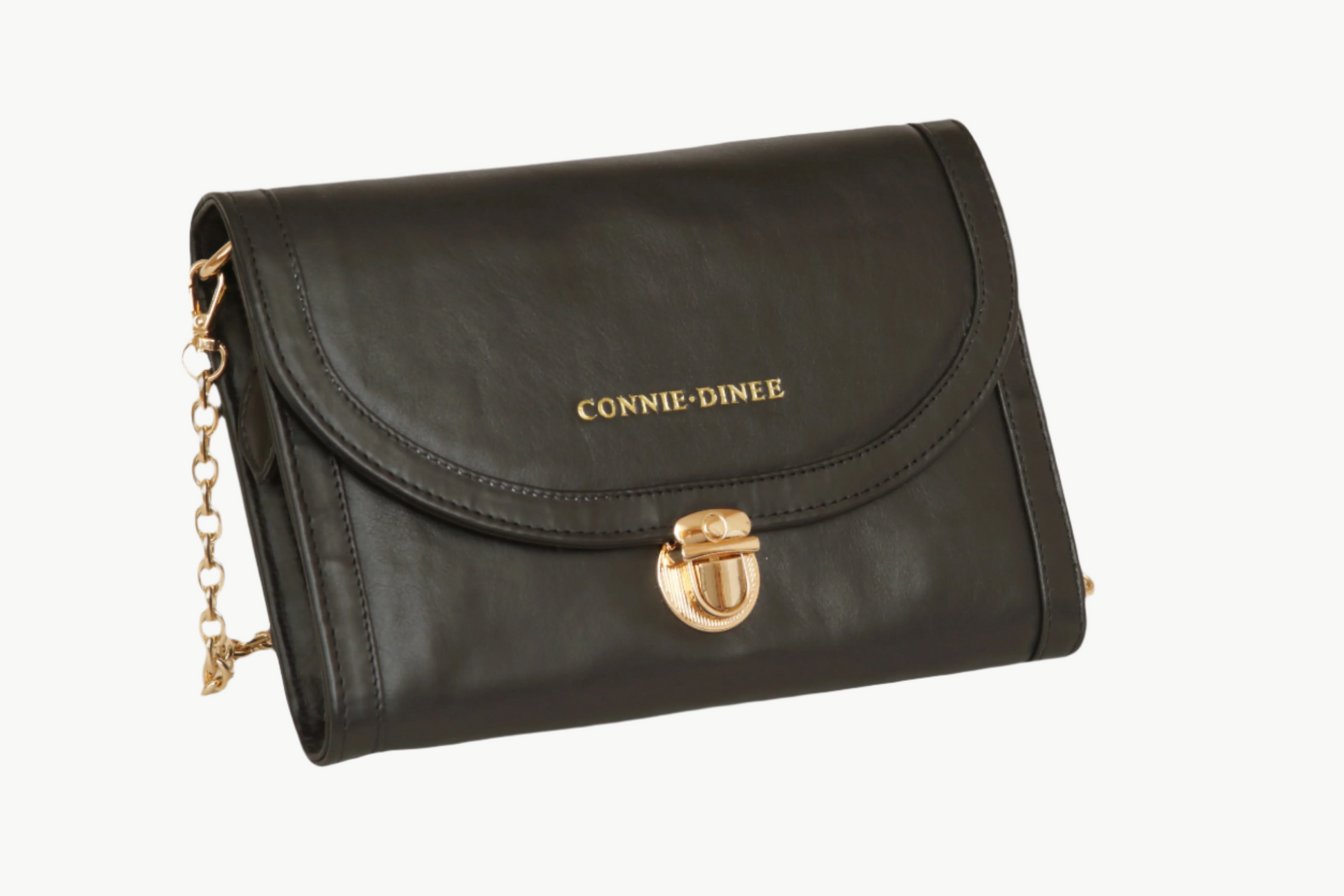 Black and Gold Travel Clutch