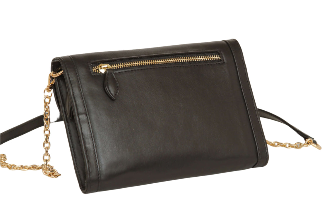 Black and Gold Travel Clutch