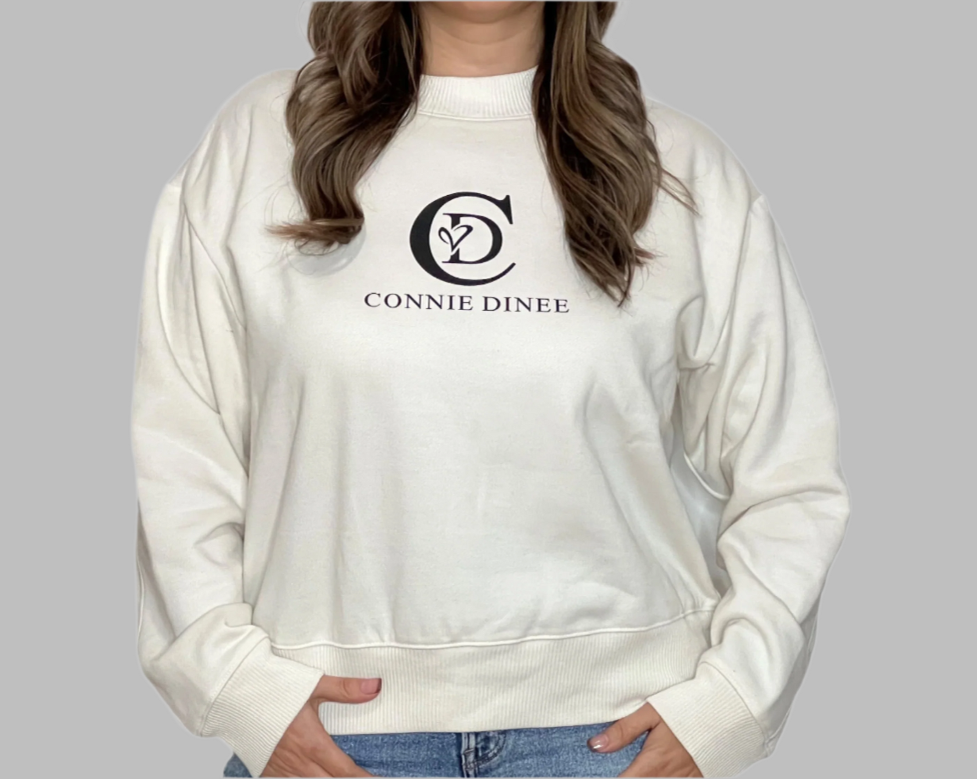 XOXO Sweatshirt white for women
