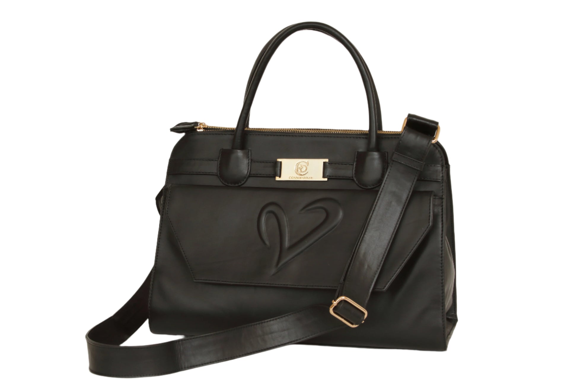 womens black leather tote bag