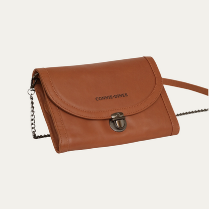 Brown and Black Travel Clutch