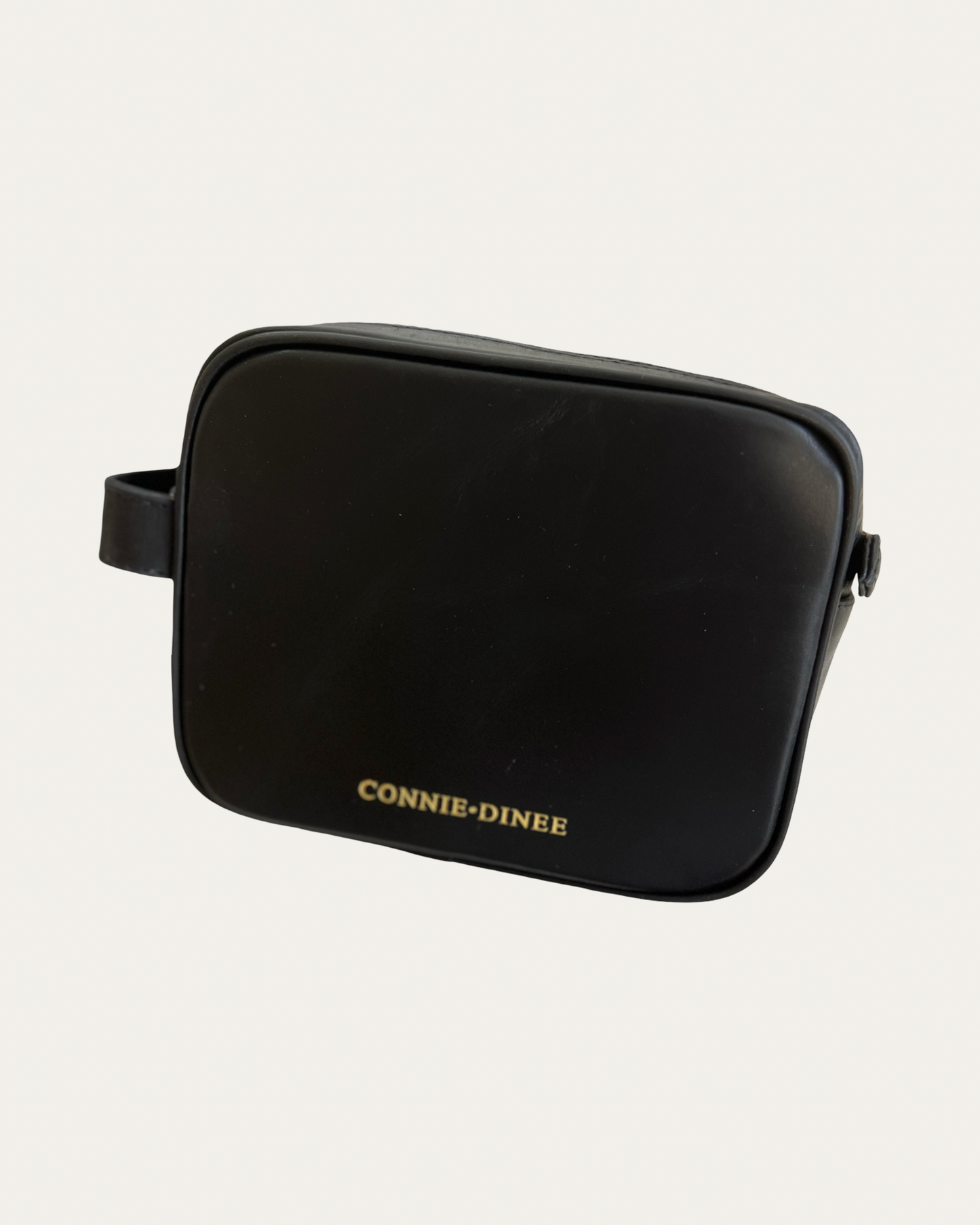 Black and Gold Toiletry & Makeup Bag
