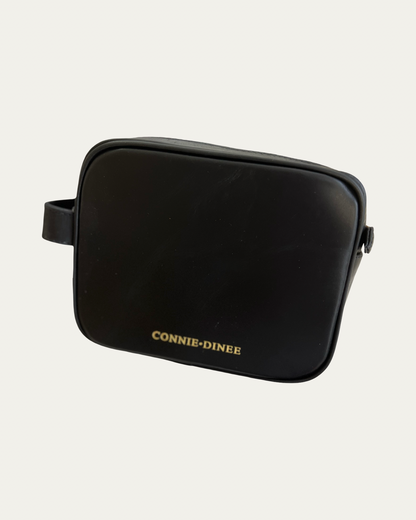 Black & Gold Makeup Toiletry Bag
