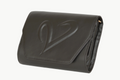 Black Leather Convertible Clutch
