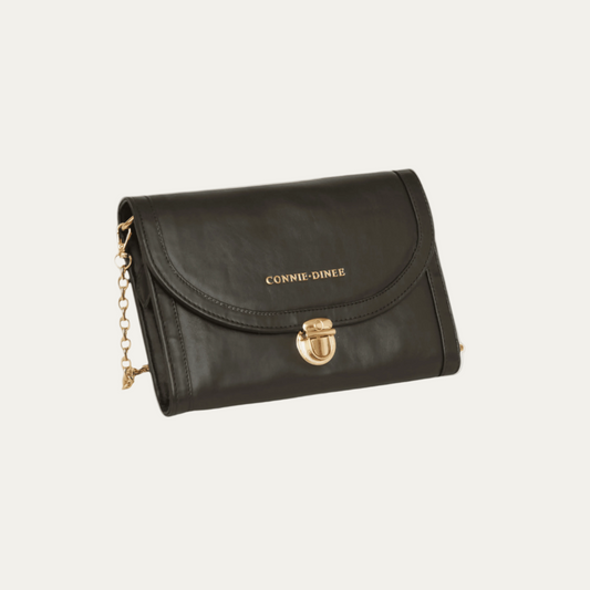 Black and Gold Travel Clutch