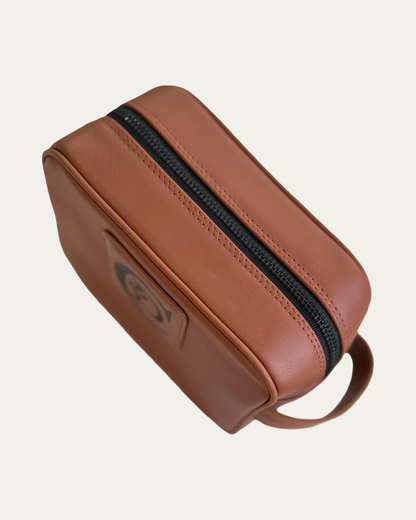 Brown & Black Makeup Toiletry Bag