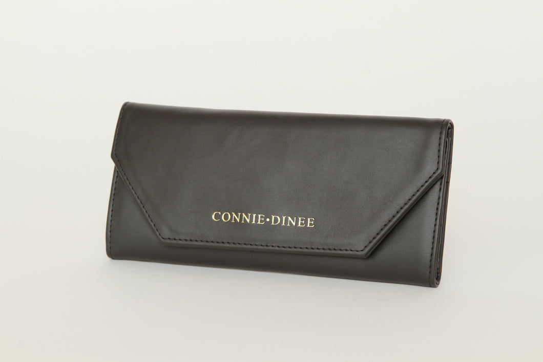 Black Tri-Fold Leather Wallet