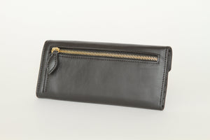 Black Tri-Fold Leather Wallet