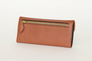 Brown Tri-Fold Leather Wallet