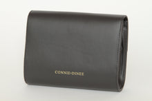 Load image into Gallery viewer, Black Leather Convertible Clutch
