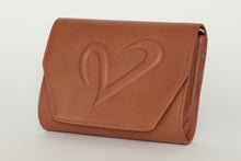 Load image into Gallery viewer, Brown Leather Convertible Clutch
