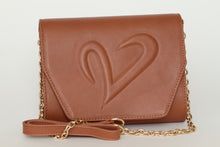 Load image into Gallery viewer, Brown Leather Convertible Clutch
