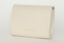 Load image into Gallery viewer, Cream Leather Convertible Clutch
