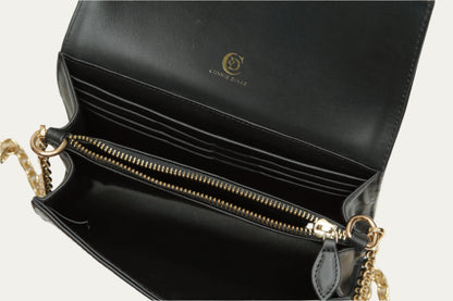 genuine leather clutch bag