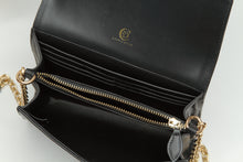 Load image into Gallery viewer, Black Leather Convertible Clutch
