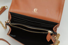 Load image into Gallery viewer, Brown Leather Convertible Clutch
