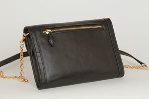 Black and Gold Travel Clutch