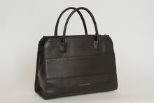 Load image into Gallery viewer, Black Leather Tote Bag
