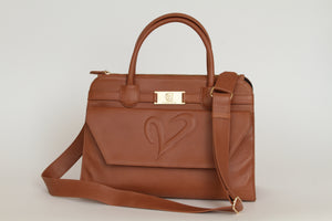 Brown Leather Tote Bag