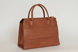 Brown Leather Tote Bag