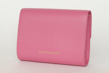 Load image into Gallery viewer, Pink Leather Convertible Clutch
